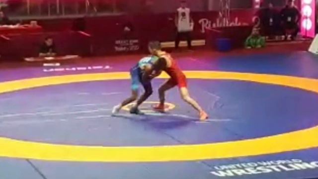 Абдуллаев Нурмухаммед в финале Чемпионата Азии U25 смотреть онлайн