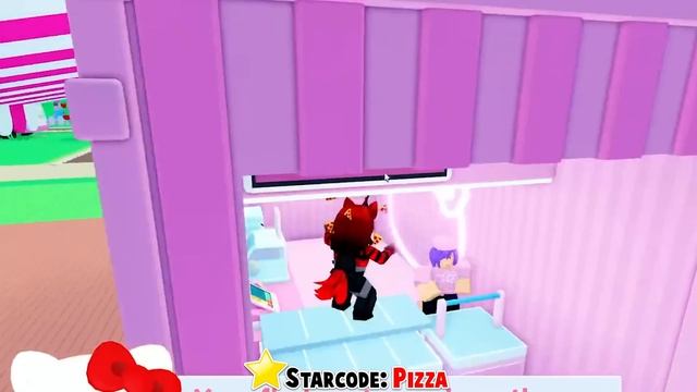 Opening MY HELLO KITTY CAFE in ROBLOX! смотреть онлайн