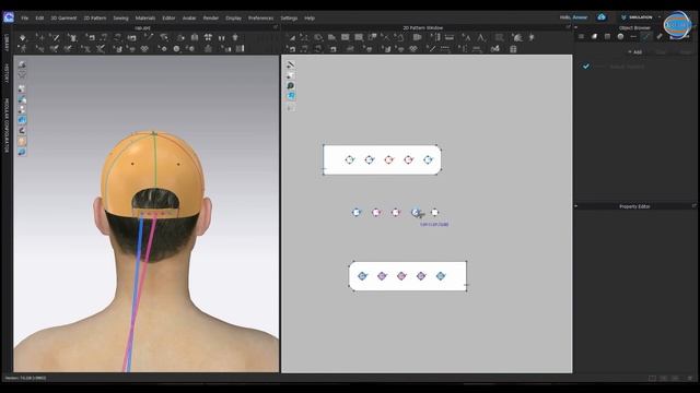 #Clo 3D making Cap #How to make cap on Clo 3D#3D making Clo смотреть онлайн