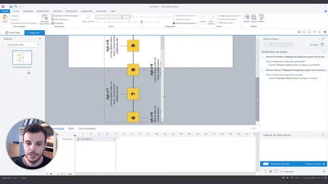 Comment créer une barre / panneau de défilement horizontal (scroll) avec Articulate Storyline. смотреть онлайн