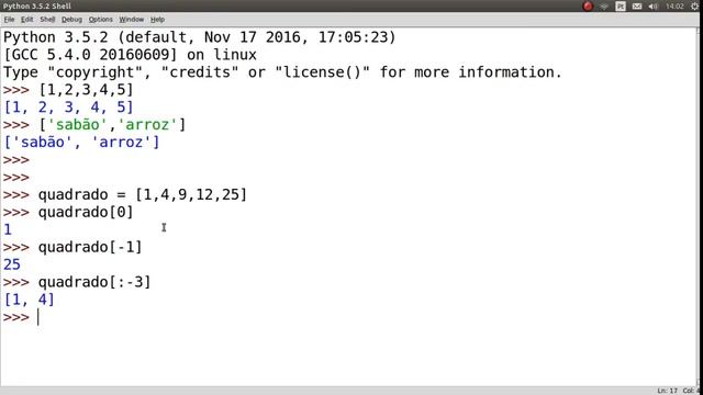 3.1.3 Listas (Parte 1) Python 3.5 Tutorial смотреть онлайн