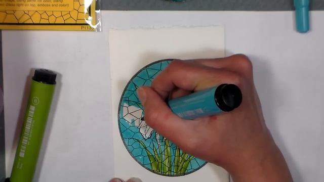 Stained Glass Look With Any Stamp смотреть онлайн