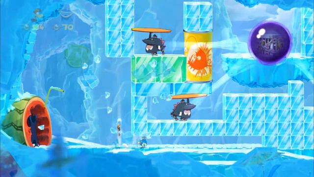 Rayman Origins - Лакомая земля (Босс: Морская змея) смотреть онлайн
