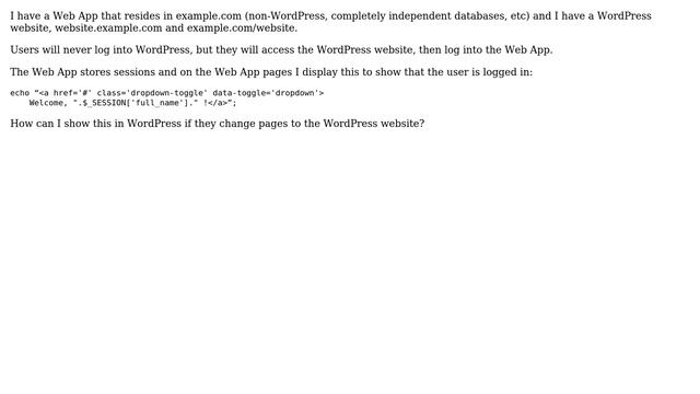 Wordpress: Parsing session info between WordPress and non-WordPress смотреть онлайн