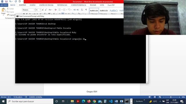 6.3 - Ejercicio Ruby-Perl Pablo Tenorio 1968383 смотреть онлайн