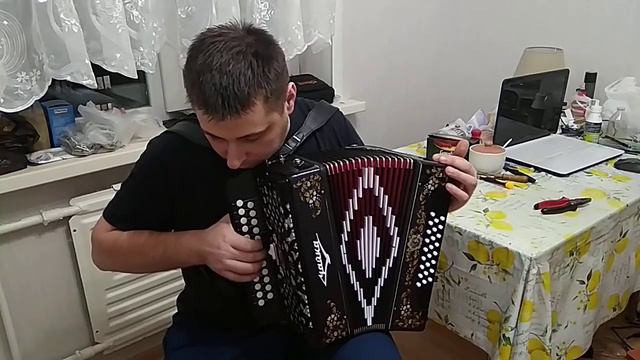 Гармонь Фа диез мажор, переделка тональности смотреть онлайн
