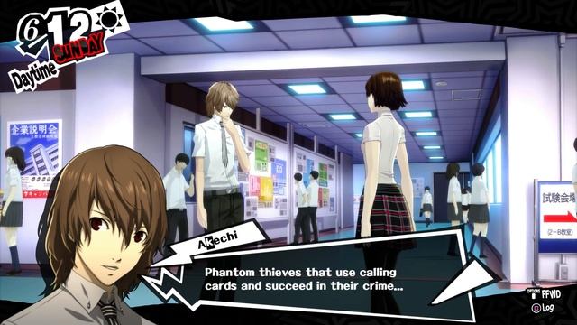Persona 5 - 6-12 Sunday: Goro Akechi Talks to Makoto, "Goodgirl Type of Pushover" Sequence PS4 смотреть онлайн