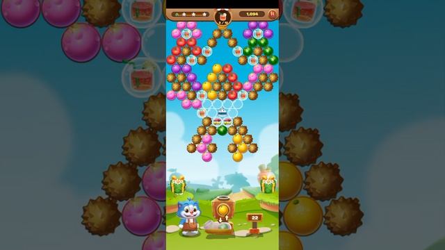 Shoot bubble fruit splash, level 2171-2180, fun fruit bubble game|fruit game смотреть онлайн
