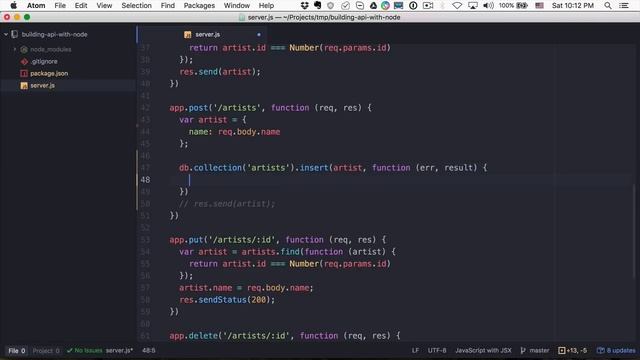 Пишем API на NodeJS - #4 - Подключение базы данных к express смотреть онлайн