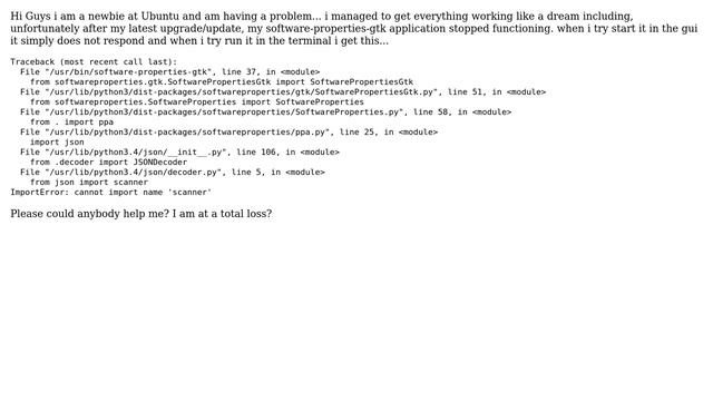 Ubuntu: software-properties-gtk no working смотреть онлайн