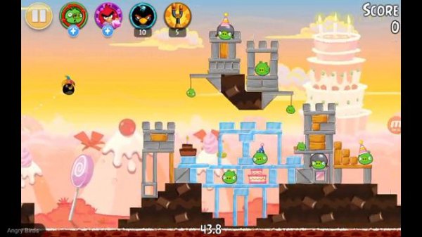 Angry Birds For Kakao With QA Cheats Gameplay