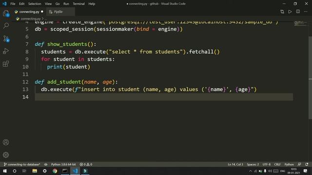 EP 02: Python SQL: Execute SQL queries from Python (2021) смотреть онлайн