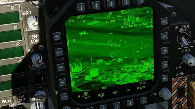 FA-18C Hornet: ATFLIR TGP TPOD - Air To Ground Tutorial | DCS WORLD