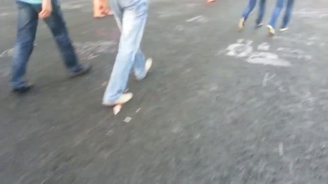 Рисунки на асфальте. Невский проспект 07.07.13 смотреть онлайн