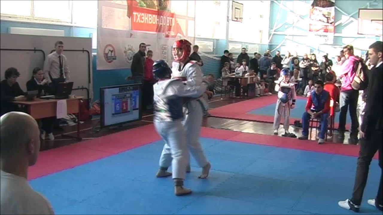 Taekwondo WTF. Первенство МЦ Галерис 26.01.2014 Куликов-Гончаренко смотреть онлайн