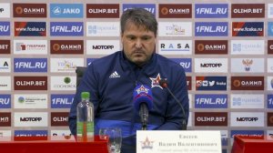 «Соперник ничего не создал, но мы пропустили» - Вадим ЕВСЕЕВ после матча с «Балтикой»