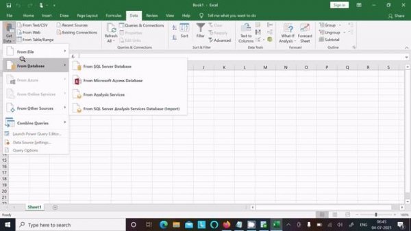 How to connect oracle database with excel
