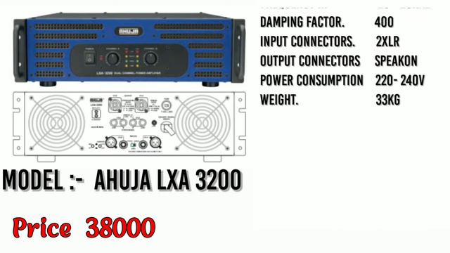 Ahuja Pa Amplifier ( LXA Model ) All Amplifier Price # Unboxing # Specifications смотреть онлайн