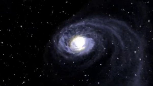 Слияние двух галактик