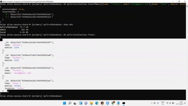 4 Basic CRUD operations using MongoDB смотреть онлайн