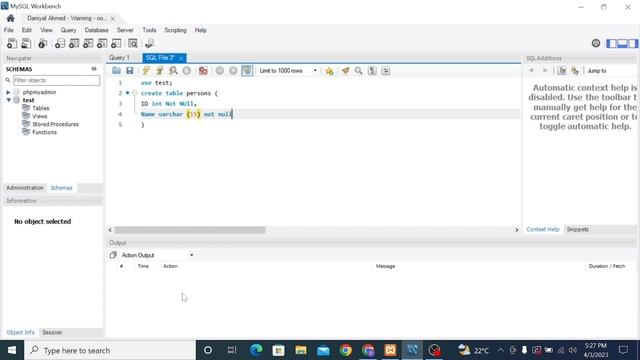 @create table in My sql #Mysql #Sql#Database смотреть онлайн