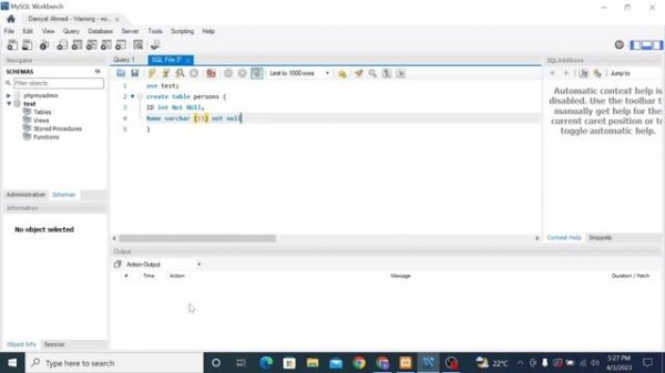 @create table in My sql #Mysql #Sql#Database