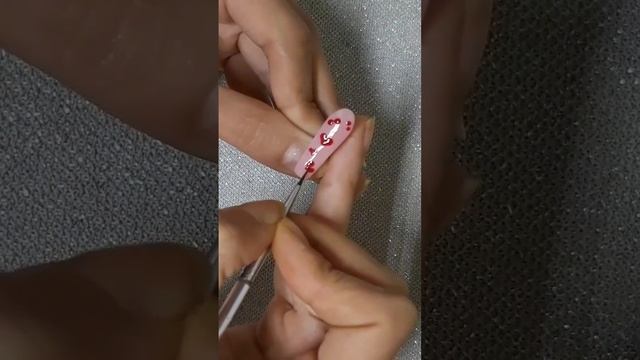 Simple Nail Art Design ❤ #nailpolish #naildesign #shorts #nailtutorial