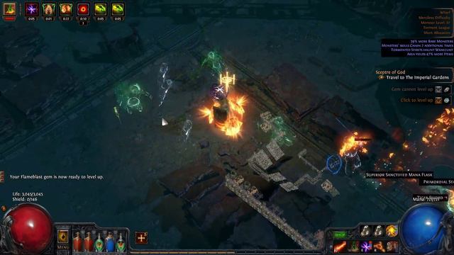 Path of Exile - Vaal Molten Shell - Test 1 (Level 61) смотреть онлайн