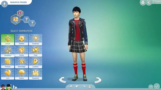 The Sims 4 Create A Sim //  Goth/Emo Look-book