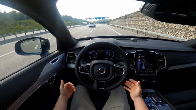 New Volvo XC90 Recharge 2021 Test Drive POV