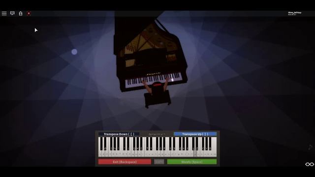 Undertale "His Theme" / Roblox piano смотреть онлайн