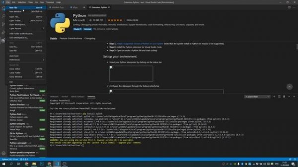 Как настроить VS Code для Python
