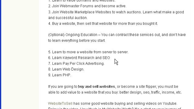 Website Flipping - A Simple Nine Step Plan to Flipping Websites смотреть онлайн