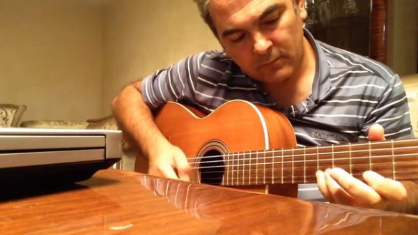 Thunderstruck on classical guitar Alhambra