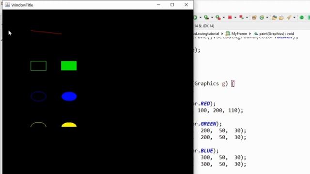 Java Swing Graphics смотреть онлайн