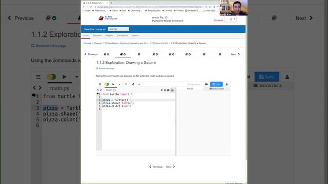 Lecture 1: Drawing Geometric shapes using Python смотреть онлайн
