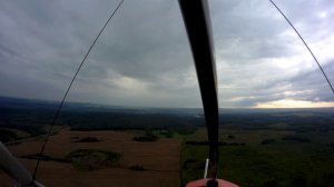 облёт крыла Мотодельтаплана. крыло с дефектами..