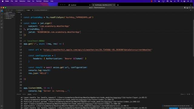 WeatherKit REST API with SwiftUI - Includes Client and Server Implementation смотреть онлайн