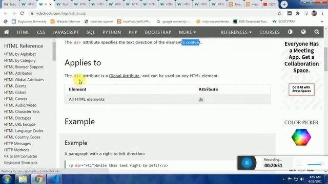 How to Use dir Attribute HTML - What is dir Attribute Why We Use dir attribute смотреть онлайн