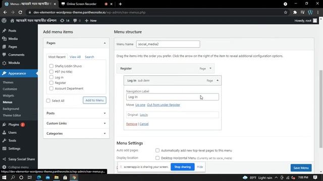 Adding Submenu To Wordpress смотреть онлайн