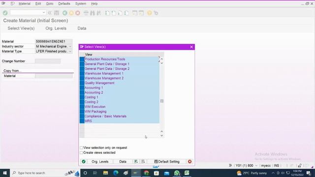 How to create a Material #sap #erp #training #youtube #classes #coursefiber смотреть онлайн