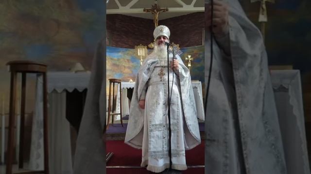 Слово архимандрита Амвросия (Макара) после Литургии. Собор Предтечи и Крестителя Господня Иоанна