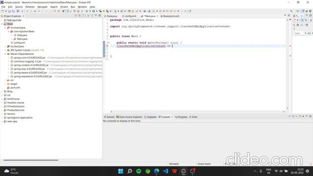 Setter Injection in Spring Core framework (Dependency Injection) смотреть онлайн