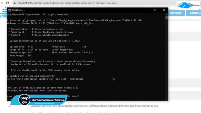 How to Setup Apache Kafka Server on Ubuntu in Azure (Event Streaming Platform) смотреть онлайн