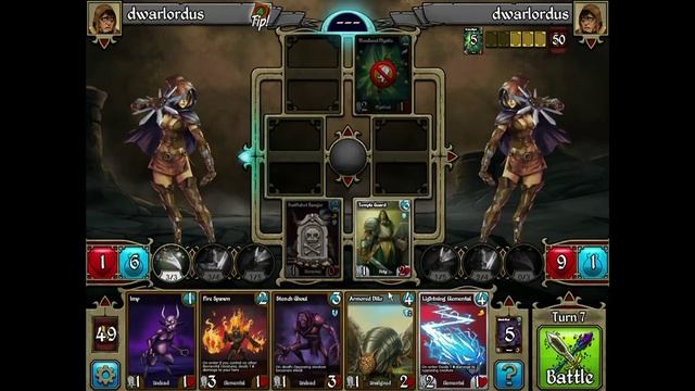 Kingdoms CCG Gameplay 1 [STEAM version] смотреть онлайн