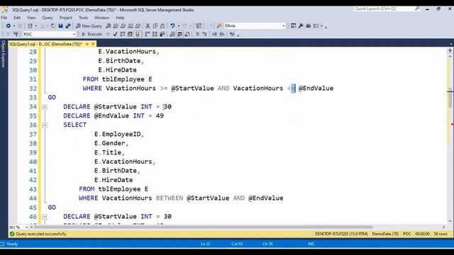 63.How to use Between Operator in SQL Server || Telugu смотреть онлайн