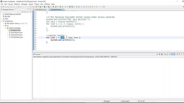 Java Dersleri 8: FOR Döngüsü смотреть онлайн