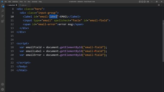 How To Make Email Validation Using JavaScript | Valid & Invalid Email Check In JavaScript смотреть онлайн