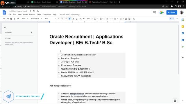 Oracle Hiring Application Developer | Oracle Jobs | Software Jobs смотреть онлайн