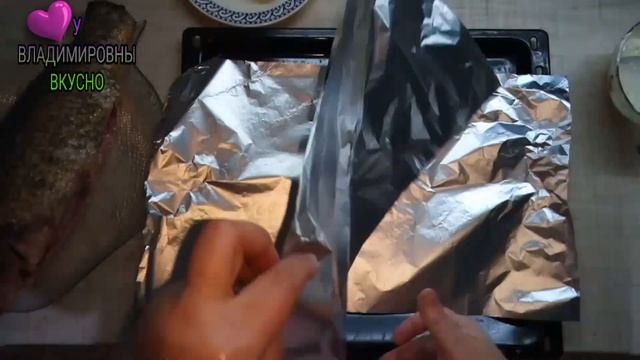 Карп, запеченный в духовке. Карп в сметане. смотреть онлайн